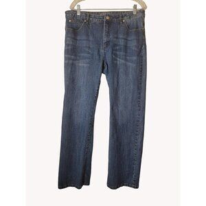 Members Jeans Womens 16 Straight Leg Stretch